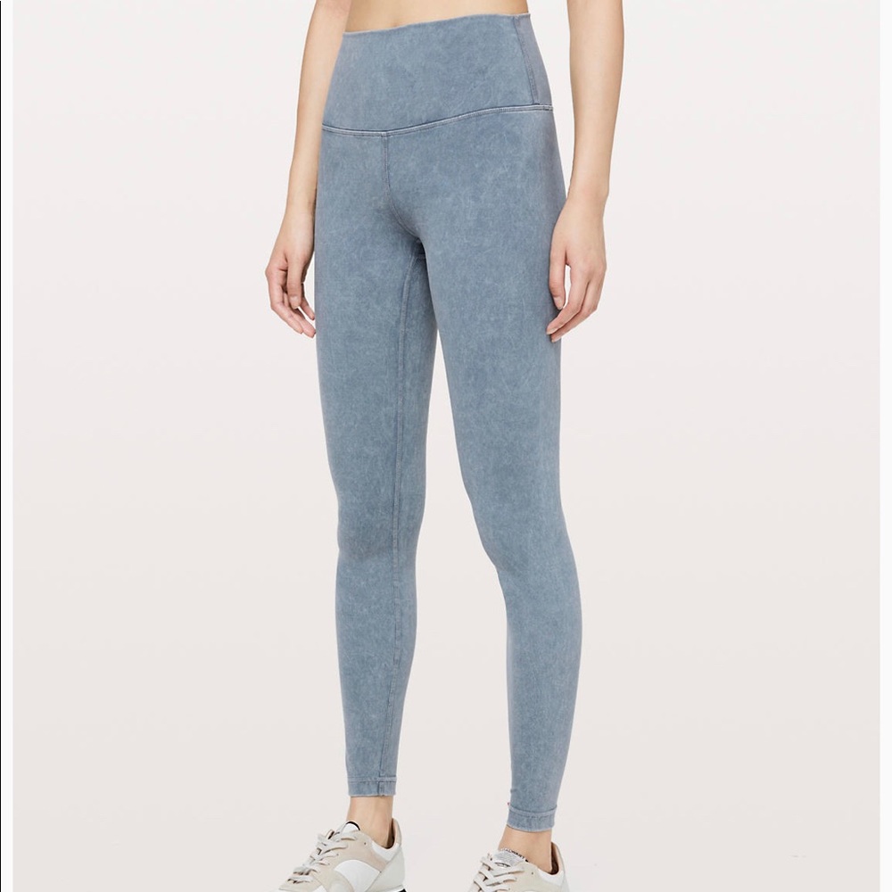 Lululemon Wunder under high rise tight snow washed